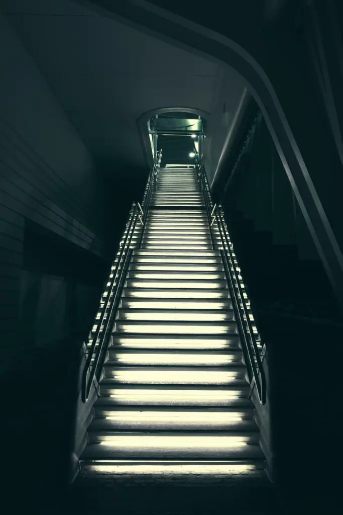 long stairway