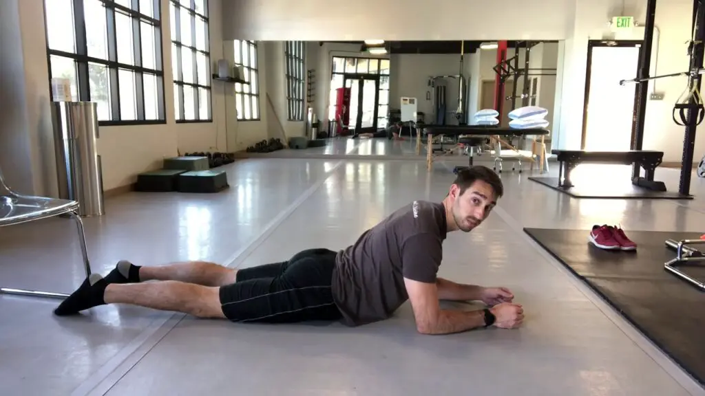 prone press up