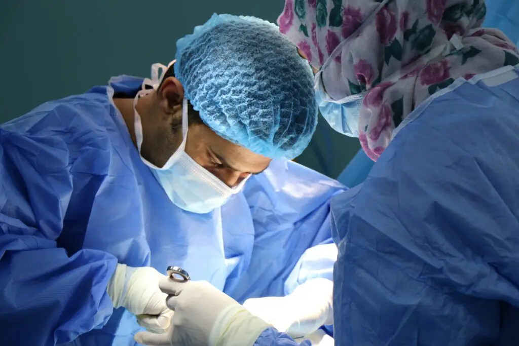 surgeon and assistant